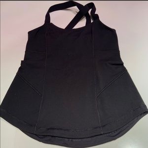 Lululemon Black Fitted Workout Top